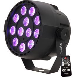 Ibiza Light PAR-MINI-RGB3 36W RGB LED PAR spots 3-in-1 wash effect DMX met afstandsbediening kopen?