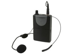 Qtx QHS-174.1 headset mic + VHF beltpack voor QXPA en QRPA 174.1MHz