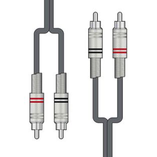 DJ Stunter Professionele RCA - RCA kabel 