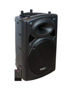 Ibiza SLK15A-TWS actieve bluetooth speaker USB/SD 800W