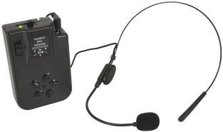 Qtx Sound BHS-174.1 headset microfoon + VHF beltpack voor Busker speaker