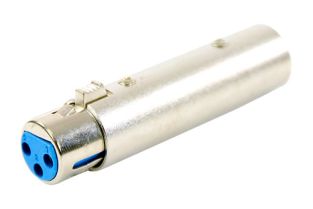 Plugger connector XLR female naar XLR male