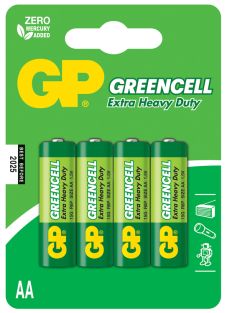 GP Greencell AA batterij 1,5 Volt set van 4