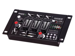 Ibiza Sound DJ21USB-BT 4 kanaals DJ mixer met bluetooth en USB speler