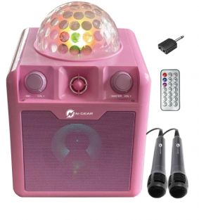 N-Gear Disco Block 410 Pink Disco Karaoke Speaker