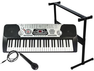 Madison MEK54100-PACK digitaal keyboard met 54 toetsen en USB speler incl. microfoon en standaard